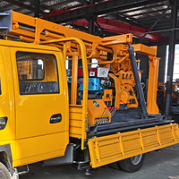 Chine 200m 300m nouveau et utilisé camion monté sur remorque plate-forme de forage de puits d'eau à vendre