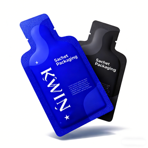 Bolsa Plana de Aluminio con Forma de Botella, Impresa a Medida, Termosellada, para Líquidos, Bebidas, Muestras, Sachets Individuales de Miel, Gel Energético - Product Image 3