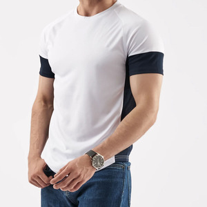 T-shirt homme respirant à manches courtes, personnalisable, haute qualité, faible MOQ, prix usine, meilleure qualité, best-seller. - Product Image 3