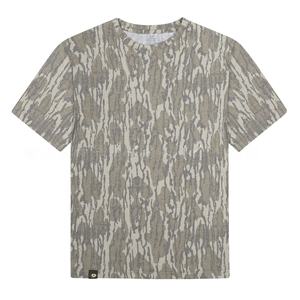 T-shirt pour <span class=keywords><strong>femme</strong></span> en coton biologique respirant à manches courtes et col rond, imprimé personnalisé, décontracté, ample, camouflage - Product Image 4