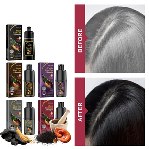 Champú para tinte de cabello colorido 3 en 1 Champú de color Tinte de cabello rápido ssence Crema para teñir el cabello Champú para teñir para mujeres y hombres - Product Image 4