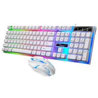 Nouvel ensemble clavier et souris filaire USB G21B lumineux pour jeux PC - Équipement de gaming transfrontalier