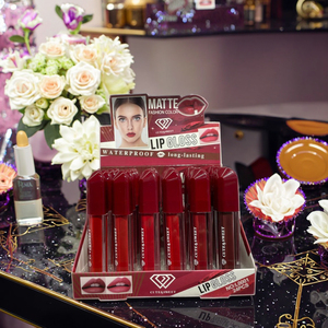 Brillo de labios de larga duración con logotipo personalizado, antiadherente, resistente al agua, a base de minerales, Etiqueta Privada, maquillaje cosmético, forma líquida, producto de belleza - Product Image 4