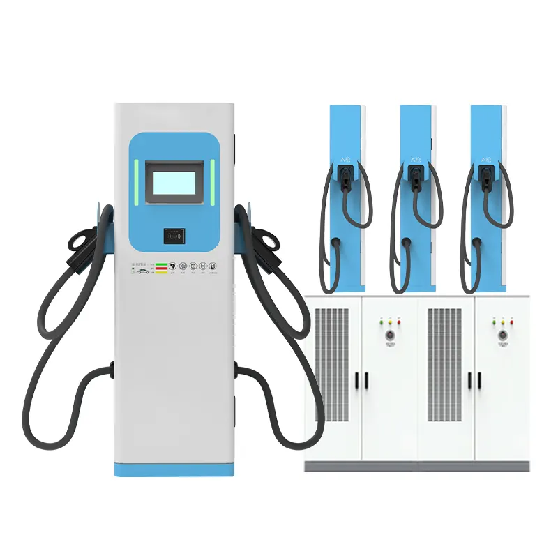 CCS1 CCS2 CHAdeMOFloor mounted New energy car DC charging station Super fast charge DC 30KW 40KW with single gun