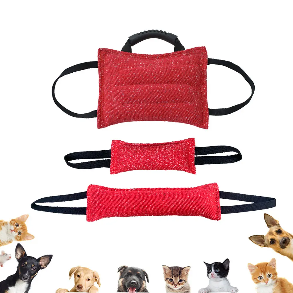 Chó cắn đào tạo kéo vật nuôi đào tạo nguồn cung cấp xé vải kháng MOL chó cắn dính gói Dog Stick Bag Set