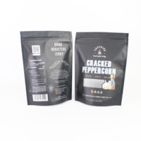 Sachet d'épices biodégradable personnalisable Emballage alimentaire OEM saveur Sauce poivre poudre assaisonnement Sachet avec finition brillante
