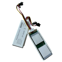 2键触摸感应开关 DC12V 60W 适用于浴室镜子，具有三级调光、防水防雾功能