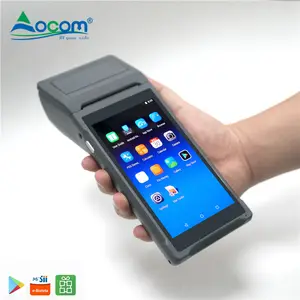 Pos-Q1/q2 portátil tela de toque android móvel, bilhagem impressora térmica offline caixa da posição terminal da máquina com 58mm