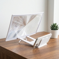 Folding 8 Inch Mobile Phone Screen Magnifier ABS Material Flexible Video Amplifier for Enhanced Viewing Bulk Wholesale