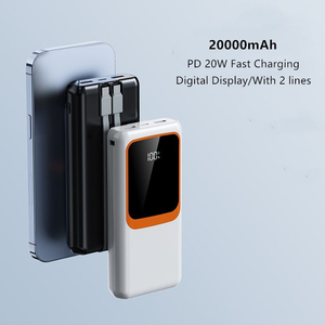 Cargador Portátil de 20000 mAh con Cables Integrados, Cargador de Teléfono de Alta Capacidad, Batería Externa Compacta - Product Image 5
