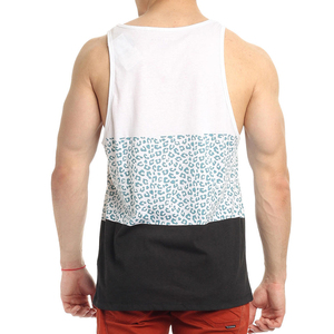High Quality OEM Custom Logo <b>Mens</b> <b>Crop</b> Tank <b>Top</b> Stylish Summer Beach Wear Wholesale Plus Size Fitness Training Gym Sports Sleeve - Product Image 5