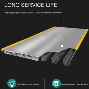 Hochwertige 3x14m 60t schwere digitale LKW-Waage Hochpräzise Anzeigen Anzeige OEM Anpassbare Waage ODM - Product Image 2