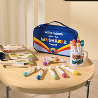 STA bout rond couleur mignon marqueur ensemble marqueurs à base d'eau stylo enfants marqueurs lavables Art dessin stylos