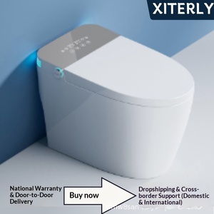 Inodoro Inteligente Multifuncional para el Hogar con Calentamiento Instantáneo, Control por Voz, Estilo de Lujo Ligero, Montaje en Suelo, Todo en Uno - Product Image 2