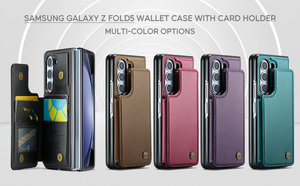 CaseMe 2025 nouveaux produits pour Samsung <span class=keywords><strong>Z</strong></span> Fold 5 4 3 coque de téléphone en cuir couverture arrière RFID protecteur pour Samsung <span class=keywords><strong>Galaxy</strong></span> <span class=keywords><strong>Z</strong></span> Fold 5 étui - Product Image 6