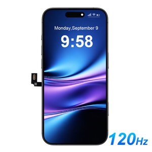 จอแสดงผล FHD OLED แบบนิ่มดั้งเดิมสำหรับ iPhone 15 Pro 100% ไม่มีการเผาไหม้หน้าจอโทรศัพท์มือถือ - Product Image 5