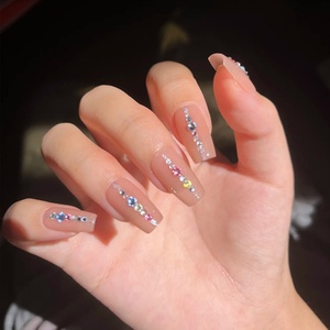 Accesorios de Uñas con Diamantes Redondos Pequeños de Fondo Plano, 12 Cajas, Tamaños Variados, Decoraciones de Uñas Súper Brillantes, Gran Venta - Product Image 2