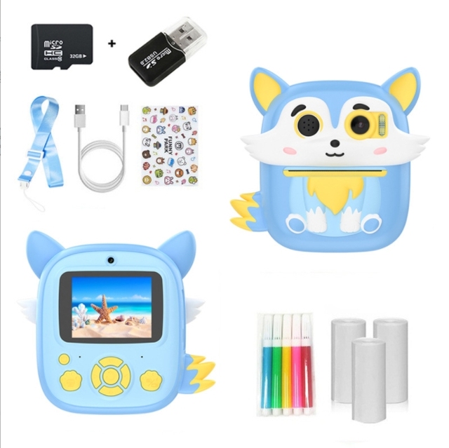 Instant Camera Printer Digital Photo Mini Sticker Printer Portable USB Mobile Smart Phone Label Inkless Pocket Thermal Printer