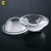 Réflecteur de lentille LED en borosilicate de 45 mm, angle de faisceau de 60° pour éclairage public LED/borne d'éclairage