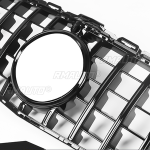 สำหรับ Mercedes Benz C-class W205 C205 2014-2018 กระจังหน้ารถยนต์สไตล์ GTR สำหรับ C220 C250 C300 C350 อุปกรณ์ตกแต่งรถยนต์ - Product Image 2