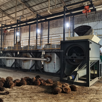 1-2tph Palmvrucht dorsmachine voor palmolieverwerkingsinstallatie, verse vruchtentakkenstripper, commerciële palmvruchtseparatie-apparatuur