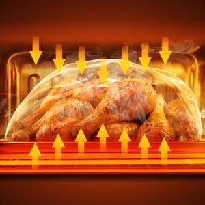 Horno Eléctrico Automático de Alta Velocidad para Pan, Horno Eléctrico Grande, Microondas Eléctrico - Product Image 5