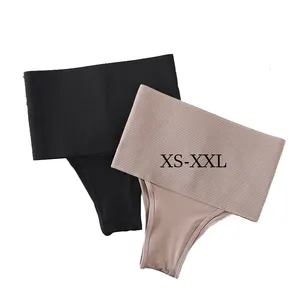 Hot selling belly pants accessories high waist seamless body shaping underwear breathable hip lift waist briefs ladies