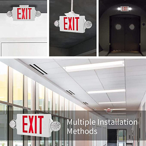 Combinación duradera Iluminación DE EMERGENCIA Combo Señal de salida Construcción Edificio orch Hotel Pasillo Indicador Gota - Product Image 6