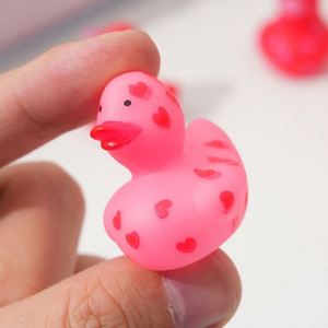 Mini Valentine Rubber Duckies Pinch Call Bathroom Baby <b>Bath</b> Love Funny Duck Toy - Product Image 6