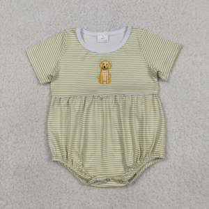 Combinaison Bébé Mousseline Coton Spandex Été Mignonne pour Tout-Petits Garçons Décontractée à Boutons Pression Discrets Vêtements Frères Nouveaux-nés Prêts à Expédier - Product Image 3