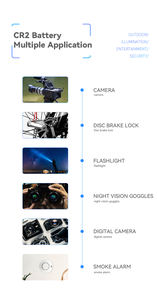 बेस्टन <span class=keywords><strong>2</strong></span> पीसी हॉट बिक्री 3.0v r2 li-आयन बैटरी और कैमरा स्मार्ट डोर लॉक के लिए चार्जर सेट, अनुकूलन 500 चक्र समर्थन - Product Image 5