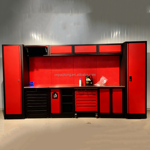 Armoire combinée, établi en acier haute résistance, armoire personnalisable, outils d'atelier robustes, système de rangement de <span class=keywords><strong>garage</strong></span>, OEM - Product Image 5