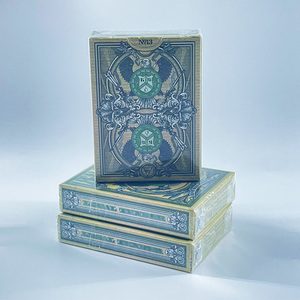 Cartas de Juego de Plástico Holográficas Personalizables, Resistentes al Agua, Color Verde Esmeralda, Modelo Monarch Dollar Emerald Pro PC-25 - Product Image 4