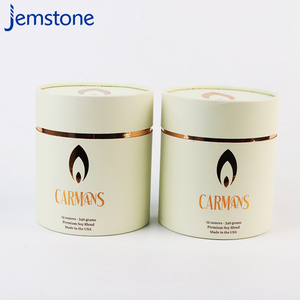 Embalaje de tubo de papel cilindro artesanal kraft con logotipo impreso de tamaño personalizado con tapa - Product Image 1