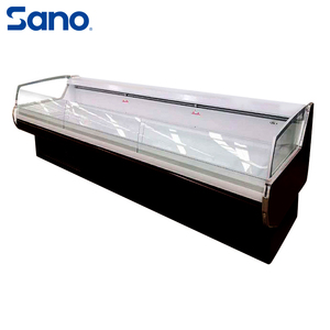 Supermarché <span class=keywords><strong>coin</strong></span> Faible bruit refroidissement par air boucherie viande vitrine fraîche refroidisseur commercial charcuterie affichage réfrigérateur <span class=keywords><strong>boucher</strong></span> - Product Image 1
