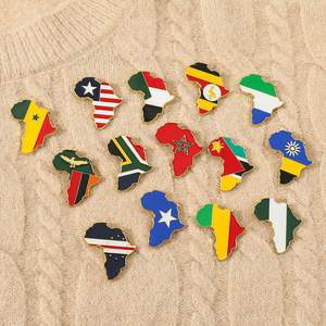 Broches de Bandera Nacional con Diseño de Mapa, Baratos, Promocionales, Novedosos, para Regalo, Recuerdo, para Hombres y Mujeres - Product Image 6