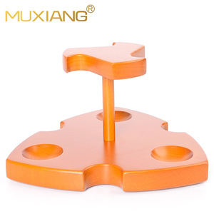 Muxiang Wooden Tobacco Pipe Stand 3 Position Solid Wood Display Rack For Smoking Pipes - Product Image 3