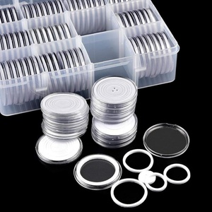 Custom Round Strong Clear Acrylic Coin Capsules for Collection YAGELI Brand YGL-1114 Model Coin <b>Display</b> <b>Case</b> - Product Image 5