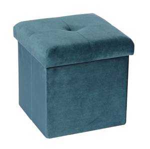 Bailey personnalisé pouf gros mode bouton conception velours canapé pliable pouf de rangement - Product Image 2