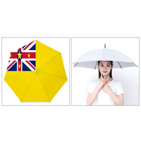 Chapeau-parapluie d'extérieur personnalisé et pratique, décoré du drapeau de la Martinique, idéal pour la revente et les cadeaux