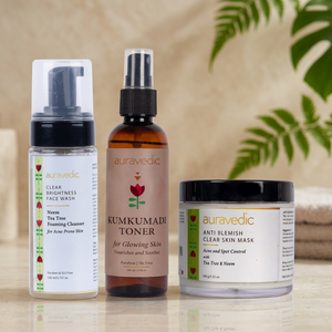 Auravedic Tea <b>Tree</b> Acne-Fighting & Pore-Reducing Oily Skin <b>Face</b> Cream - Product Image 3