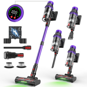 Handheld Vacuum Cleaner V10PRO 36V Battery Powered With LED Lights Portable Cordless 0.6L Dust Box Multiple Nozzles - Product Image 1