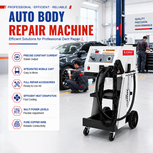 21KVA Auto Body Dent <b>Puller</b> Spot Welder Sheet Metal Repair Spotter Welding Machine With Cart for Automotive Collision Repair - Product Image 3