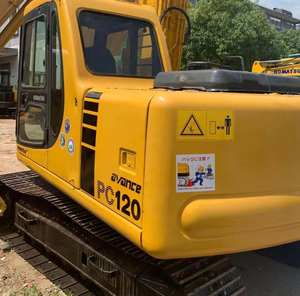 Excavadora sobre orugas <span class=keywords><strong>Komatsu</strong></span> Pc120 usada de Japón, excavadora <span class=keywords><strong>Komatsu</strong></span> Pc 120 de <span class=keywords><strong>12</strong></span> toneladas con pintura original - Product Image 6