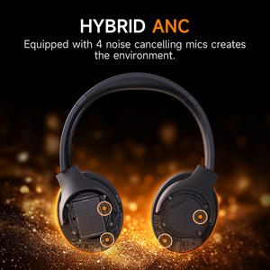 05 New Arrival Over-Ear <b>Wireless</b> Noise Canceling Gaming With Detachable <b>Microphone</b> and LED Indicator 3.5mm Gaming Headphone - Product Image 2