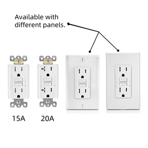 LD-3008A-S New Arrival 15A 125V gfci Duplex tường receptacle với TR tự kiểm tra NEMA 5-15r chúng tôi ổ cắm Mỹ Ổ cắm ổ cắm - Product Image 3