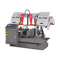 Scie à ruban H5-33N entièrement automatique Scie à ruban en métal CNC à grande vitesse Coupe mentale horizontale pour la coupe d'aluminium