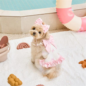 Venta al por mayor ropa para mascotas bikini lindo diseño de moda conjunto de alta calidad perro lindo mascotas trajes de baño ropa de playa - Product Image 1