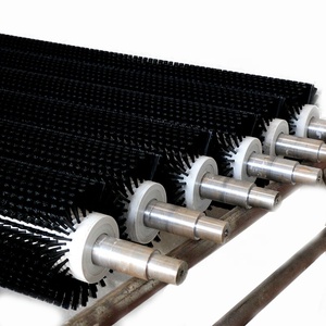 Brosse à rouleau industrielle de conception personnalisée, brosse mécanique de nettoyage, rouleau de brosse en Nylon à tige ronde - Product Image 3