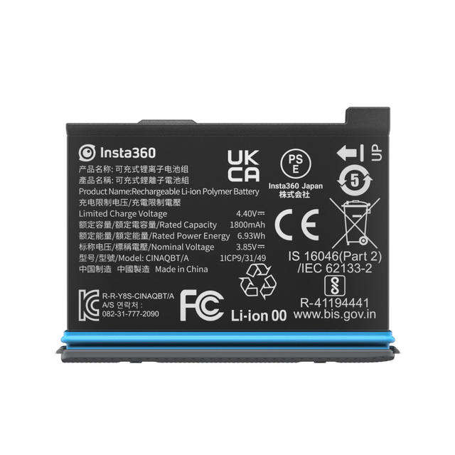 For Insta360 X3 Battery for Insta 360 OneX3 Original Sport Camera Spare Battery Brand New Power Accessories